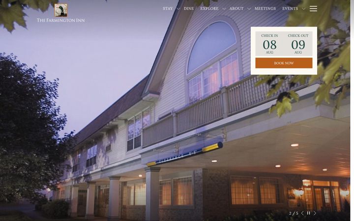 Screenshot of farmingtoninn.com