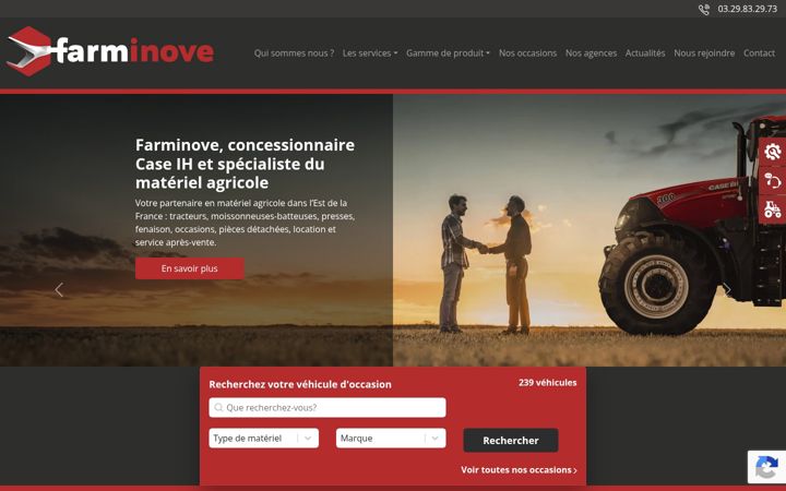 Screenshot of farminove.fr