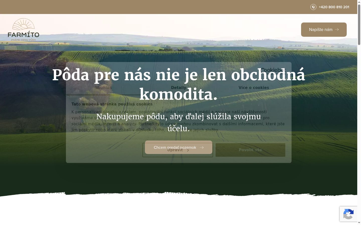 Snimka zaslona bannera za privolu prikazanog prije bilo kakve interakcije