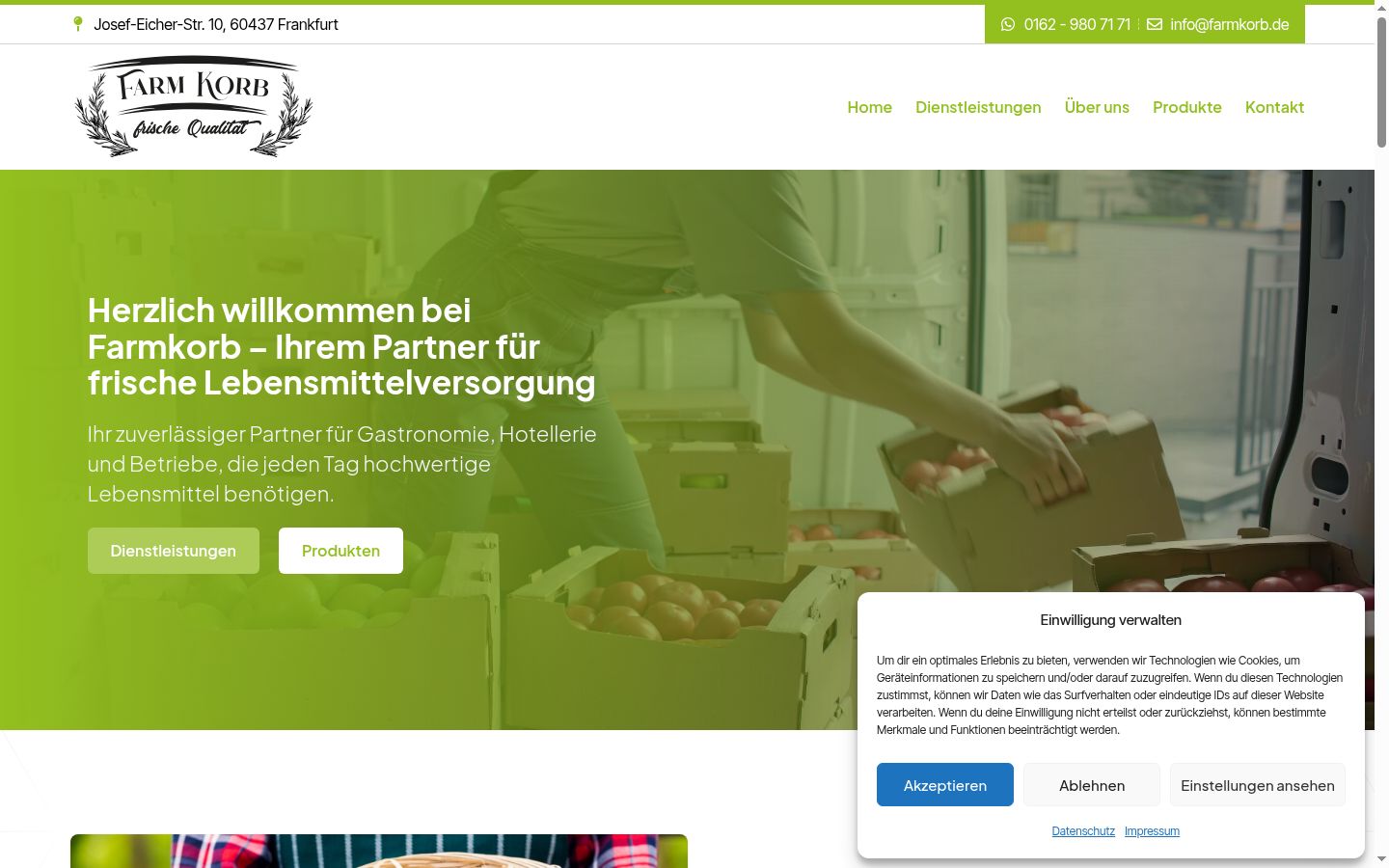 Screenshot tal-banner tal-kunsens muri qabel kwalunkwe interazzjoni