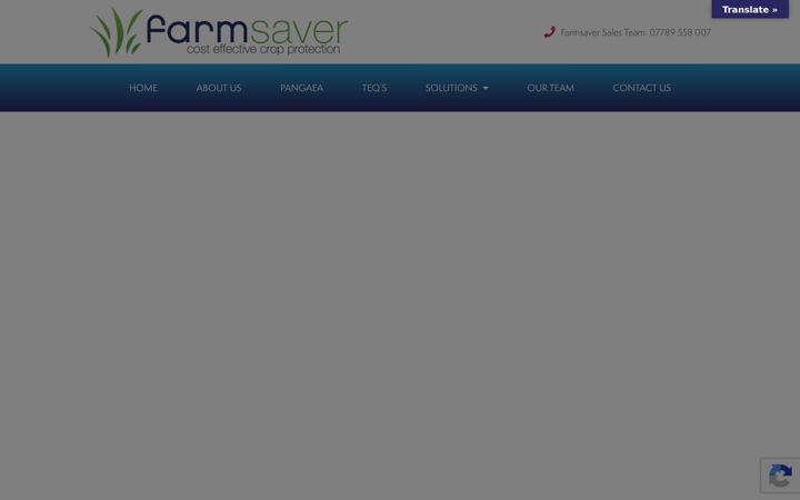 Screenshot of farmsaver.co.uk