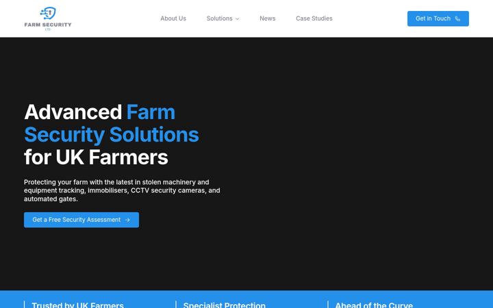 Screenshot of farmsecurityltd.com