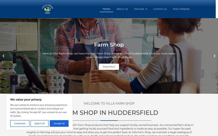 Screenshot of farmshophuddersfield.co.uk