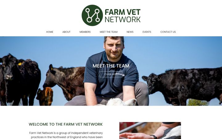 Screenshot of farmvetnetwork.co.uk