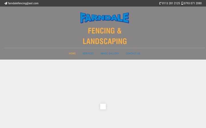 Screenshot of farndalefencing.co.uk