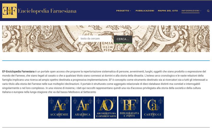 Screenshot of farnese.org