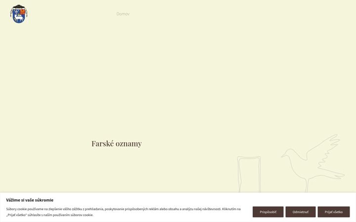 Snimka zaslona za farnostkrupina.sk