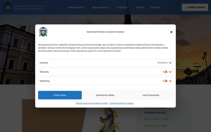 Screenshot of farnostsnv.sk