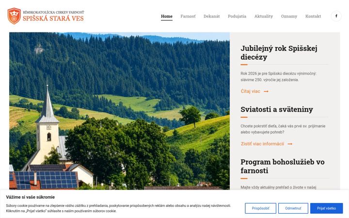 Snimka zaslona za farnostssv.sk