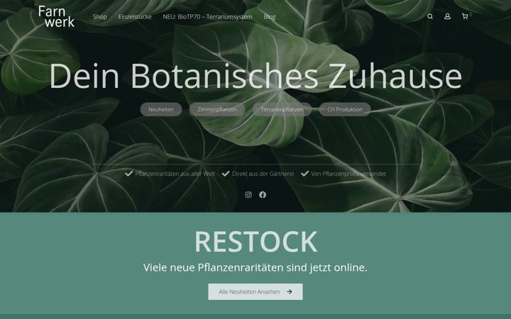 Screenshot of farnwerk.ch