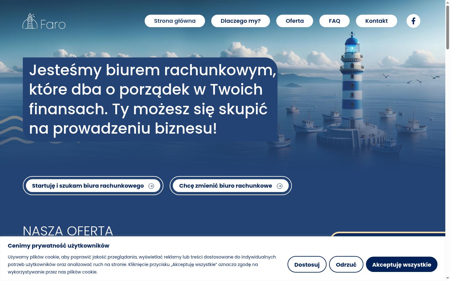 Snímek obrazovky baneru souhlasu zobrazeného před jakoukoli interakcí