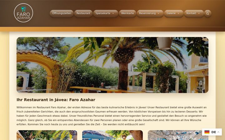 Screenshot of faroazahar.com