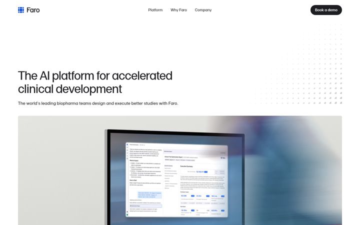 Screenshot of farohealth.com