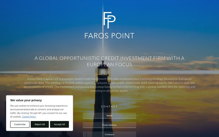 Screenshot of farospoint.com