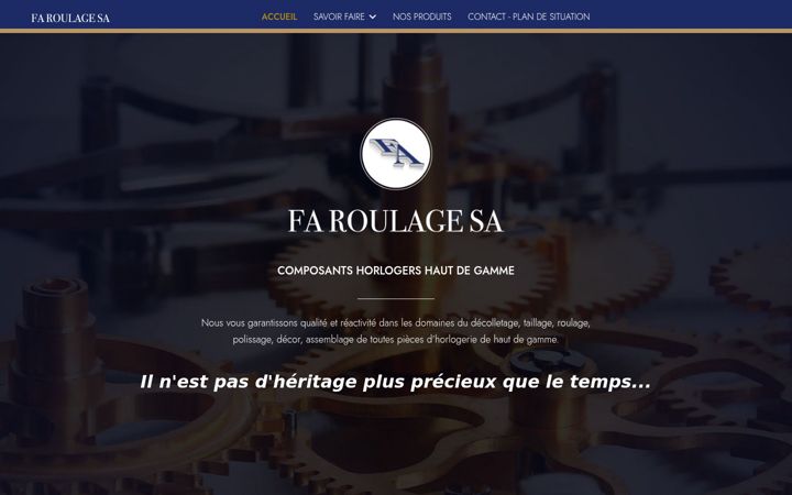 Screenshot of faroulage.ch