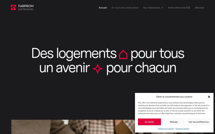 Screenshot of farprom.fr