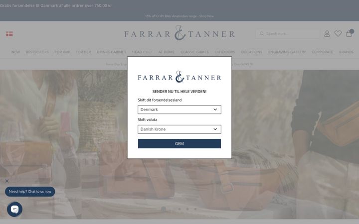 Captura de pantalla de farrar-tanner.co.uk