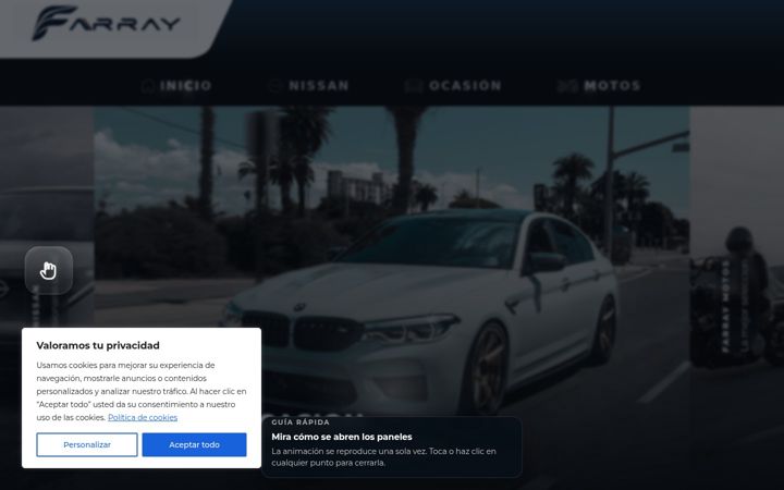 Screenshot of farraymotor.com