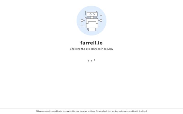 Ekrano kopija farrell.ie