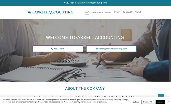 Ekrano kopija farrellaccounting.ie