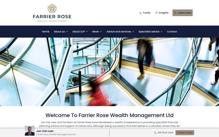 Screenshot of farrierrose.co.uk