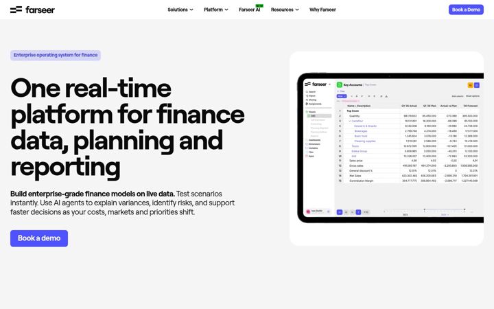 Screenshot of farseer.com