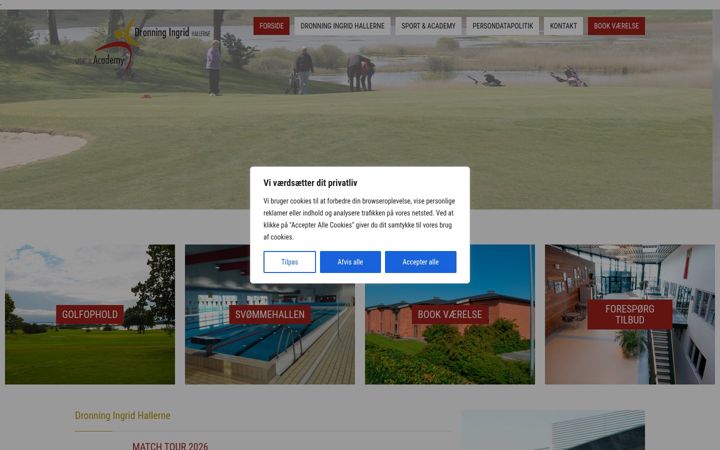 Screenshot of farsoehallerne.dk