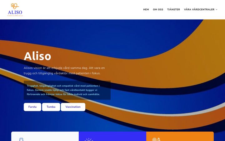 Screenshot of farsta-huslakarmottagning.se