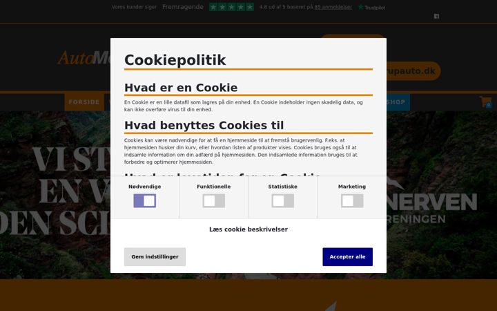Screenshot of farstrupauto.dk