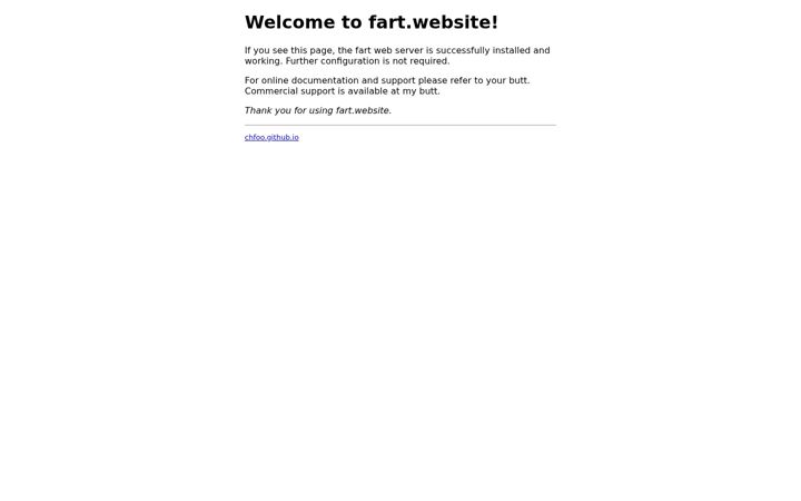 Screenshot of fart.website