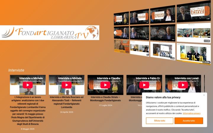 Screenshot of fartlombardiatv.it