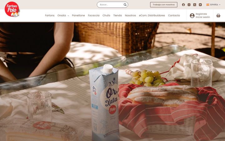 Skjermbilde av fartonspolo.com
