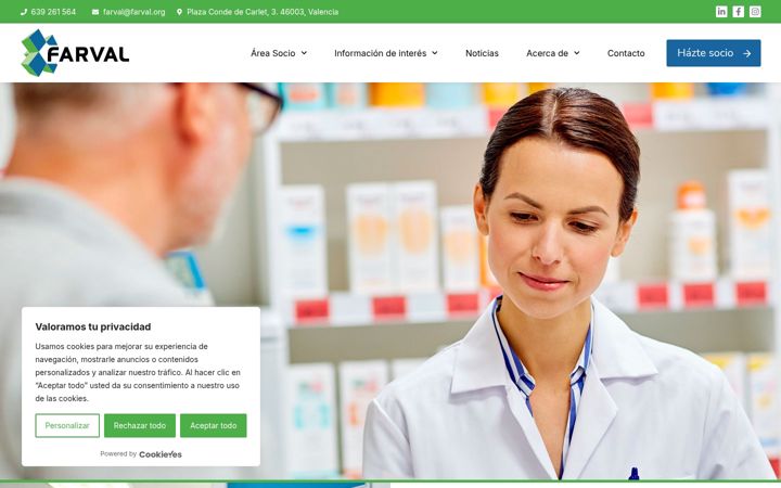 Screenshot of farval.org