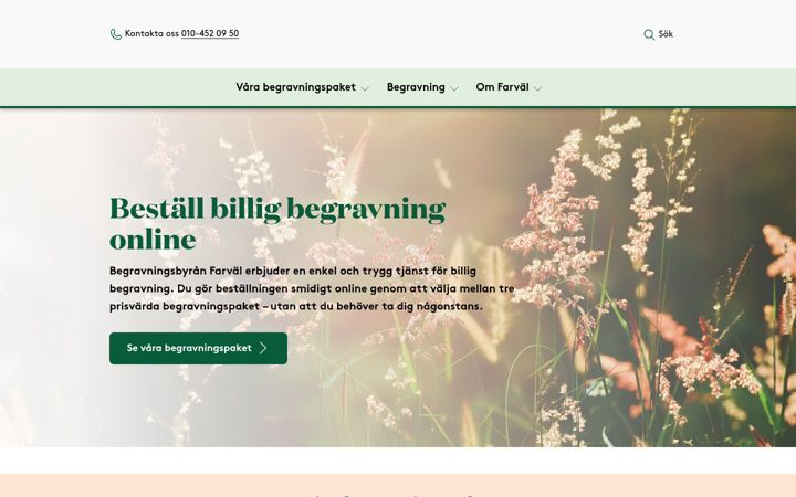 Screenshot of farval.se