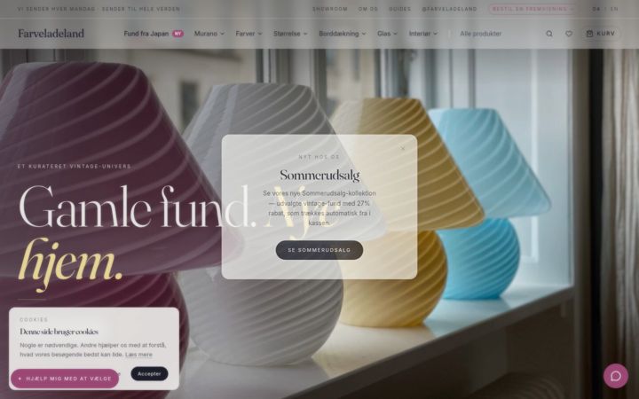 Screenshot of farveladeland.com
