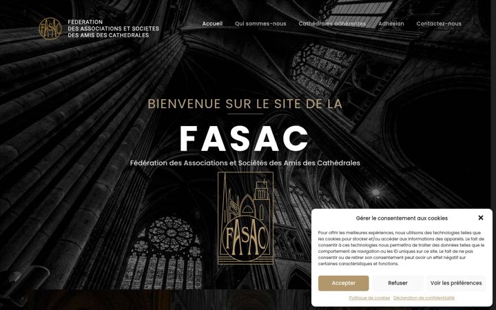 Screenshot of fasac.fr
