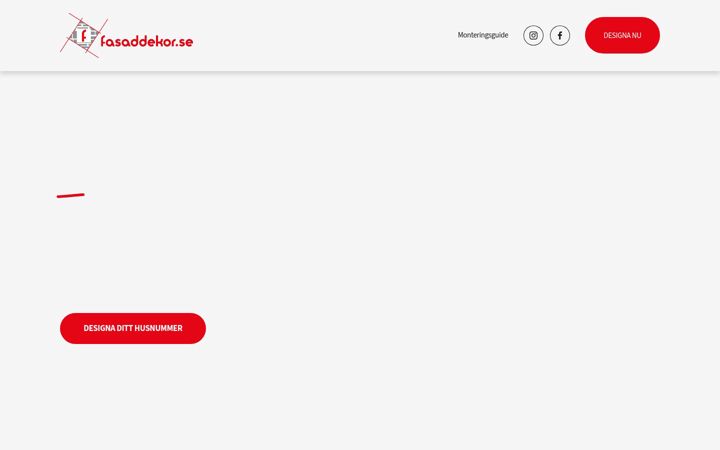 Screenshot of fasaddekor.se