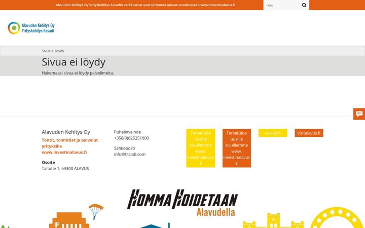 Screenshot van fasadi.com