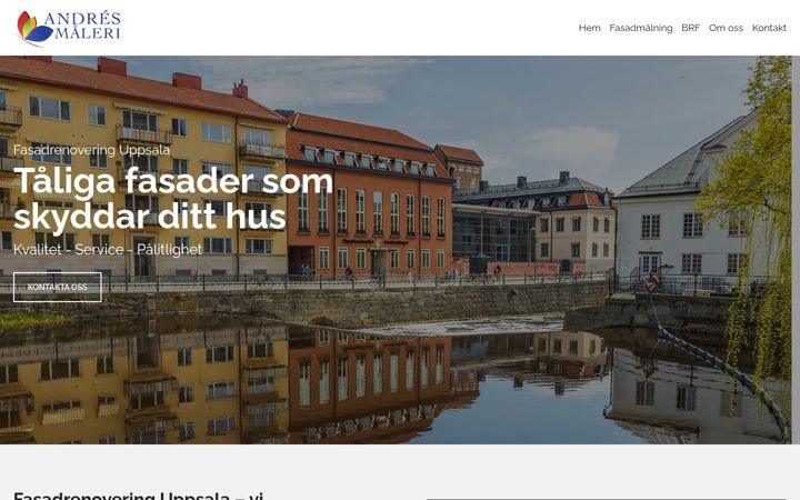 Screenshot of fasadrenoveringiuppsala.se