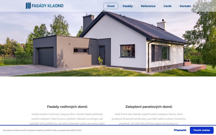 Screenshot of fasady-kladno.cz