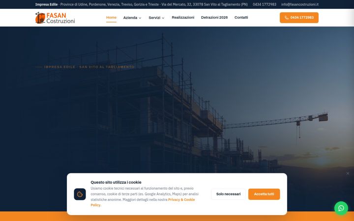 Screenshot of fasancostruzioni.it