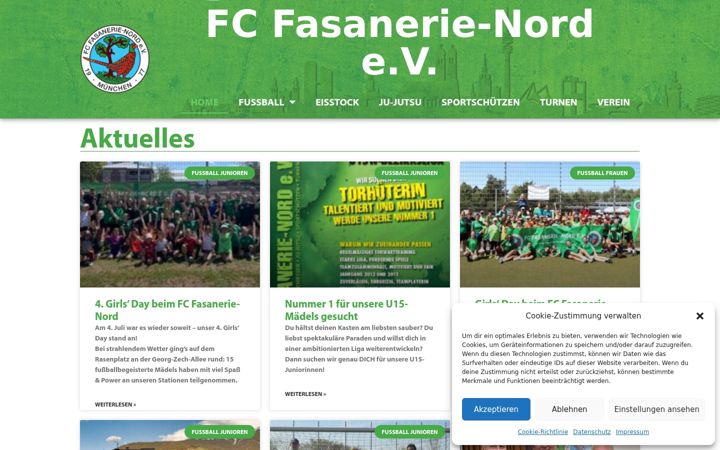 Screenshot of fasanerie-nord.de