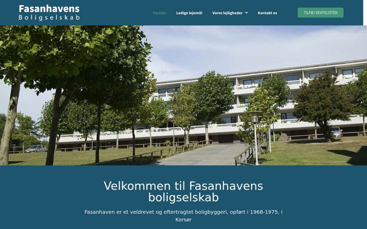 Screenshot of fasanhavenkorsoer.dk