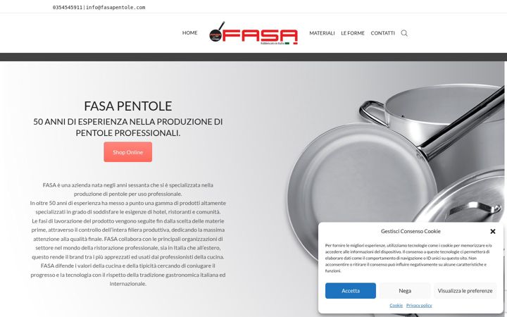Screenshot of fasapentole.com