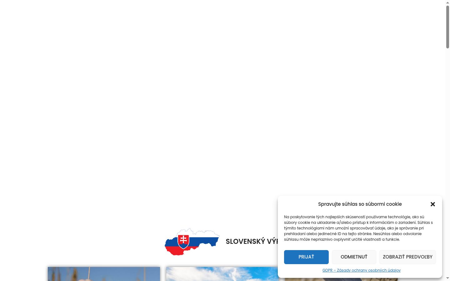 Screenshot des Einwilligungsbanners vor jeglicher Interaktion