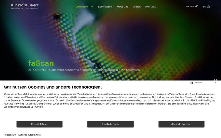 Screenshot of fascan.de