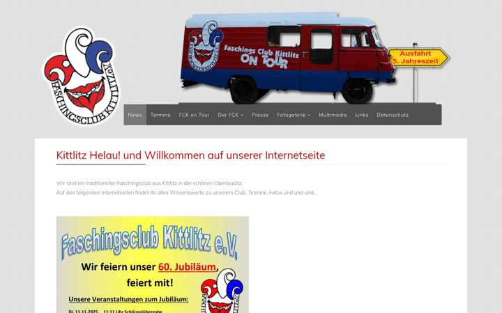 Screenshot of faschingsclub-kittlitz.de