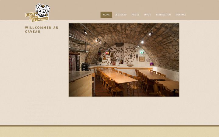 Screenshot of faschingszunftkeller.ch