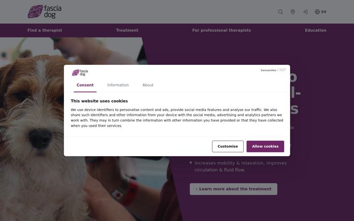 Screenshot of fasciadog.com