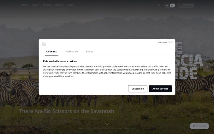 Screenshot of fasciaguide.com